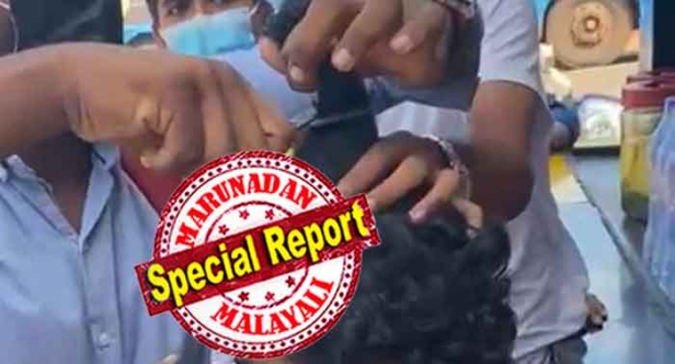ജൂനിയർ വിദ്യാർത്ഥിയുടെ മുടി മുറിച്ചു ചെരിപ്പുമാല അണിയിച്ച് കാട്ടാള ആചാരം; നവാഗതരെ വരവേൽക്കുന്നത് ശിലായുഗത്തിലെ പ്രാകൃത മനുഷ്യരെപ്പോലെ; റാഗിങ്ങിന്റെ പേരിൽ തെമ്മാടിത്തം സ്കൂളുകളിലേക്ക്; കാസർകോട് സ്കൂൾ റാഗിങ്ങിൽ പ്രതിഷേധം അലയടിക്കുമ്പോൾ