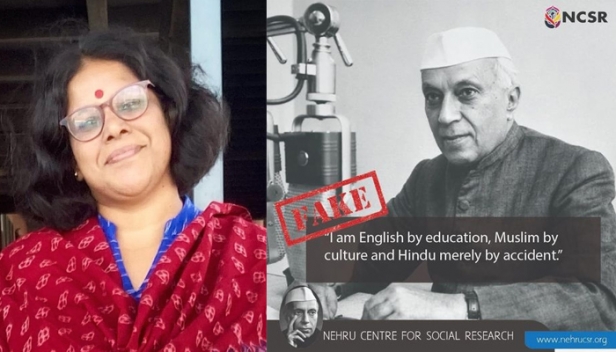 'ഞാൻ വിദ്യാഭ്യാസം കൊണ്ട് ഇംഗ്ലീഷുകാരനും, സാംസ്കാരികമായി മുസ്ലീമും, യാദൃച്ഛികത കൊണ്ടുമാത്രം ഹിന്ദുവുമാണ്': നെഹ്റു അങ്ങനെ പറഞ്ഞിട്ടേ ഇല്ല; ബിജെപി നുണ ഫാക്ടറിയിലെ മറ്റൊരു നുണ: സുധ മേനോൻ എഴുതുന്നു