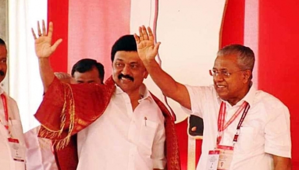 എല്ലാത്തിനും മേൽ എന്റെ പേര് സ്റ്റാലിൻ; എന്റെ കമ്യൂണിസ്റ്റ് പാർട്ടി ബന്ധത്തെ അടയാളപ്പെടുത്താൻ പേരുതന്നെ ധാരാളം; പാർട്ടി കോൺഗ്രസ് സെമിനാറിൽ സദസിനെ കൈയിലെടുത്ത് തമിഴ്നാട് മുഖ്യമന്ത്രി; പിണറായി വിജയൻ വേറിട്ട മുഖ്യമന്ത്രി എന്നും സ്റ്റാലിൻ