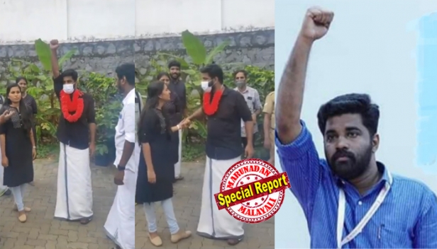 ഇതാണ് ആ ഗുണ്ടാ സംഘടനയുടെ സംസ്ഥാന സെക്രട്ടറി! ഇപ്പോ ജയിലിലാണ്; വനിതാ സഖാവിനോട് തന്തയില്ലാത്ത കൊച്ചിനെ ഉണ്ടാക്കിത്തരുമെ'ന്ന് ഭീഷണിപ്പെടുത്തി; പിണറായി വിജയനെന്ന് പേരുള്ള ഒരാളാണ് ഇവരുടെയൊക്കെ നേതാവ്! എസ്എഫ്ഐ സംസ്ഥാന സെക്രട്ടറി അർഷോമിന്റെ ചിത്രമിട്ട് വി ടി ബൽറാം