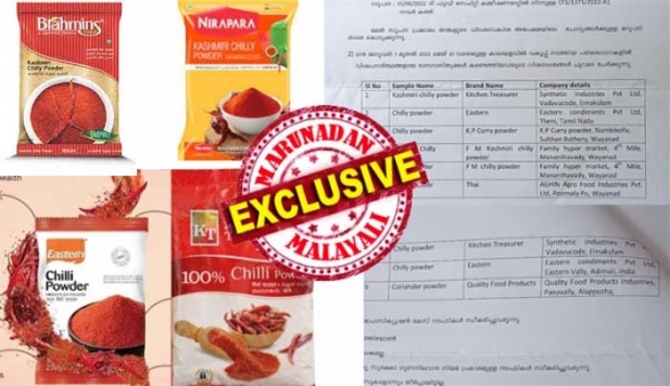 സംസ്ഥാനത്ത് പ്രചാരത്തിലുള്ള കറിപൗഡറുകളിലും കുടിവെള്ള പായ്ക്കറ്റുകളിലും വിഷമായ രാസവസ്തുക്കൾ; പരിശോധനയിൽ കണ്ടെത്തിയവയിൽ കരൾ, നാഡീവ്യൂഹം എന്നിവയ്ക്ക് തകരാറും കാൻസറും ഉണ്ടാക്കുന്നവ; ബ്രാഹ്മിൻ, നിറപറ, കിച്ചൺ ട്രഷേഴ്സ്, ഈസ്റ്റേൺ, വിൻകോസ് തുടങ്ങി പ്രമുഖ ബ്രാൻഡുകളിൽ രാസവസ്തുക്കൾ; പ്രോസിക്യൂഷൻ നടപടികൾ നടക്കുന്നുവെന്ന് ഭക്ഷ്യാസുരക്ഷാ വകുപ്പ്