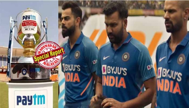 ഇന്ത്യൻ ക്രിക്കറ്റ് ടീമിന്റെ ജഴ്സി സ്പോൺസർമാരായ ബൈജൂസ് 86.21 കോടി കുടിശികയാക്കി എന്ന് ബിസിസിഐ; കുടിശിക നൽകാനില്ലെന്ന് ബൈജൂസ്; ടൈറ്റിൽ സ്പോൺസർഷിപ്പ് മാസ്റ്റർ കാർഡിന് കൈമാറണമെന്ന് പേടിഎമ്മും; രണ്ടുമുഖ്യ സ്പോൺസർമാരുമായി ഉടക്ക്