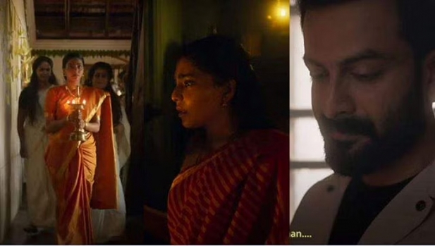 കഥ പറഞ്ഞ് പൃഥ്വിരാജ്; നിഗൂഢത നിറച്ച് ഐശ്വര്യ ലക്ഷ്മിയുടെ 'കുമാരി'; ടീസർ പുറത്ത്