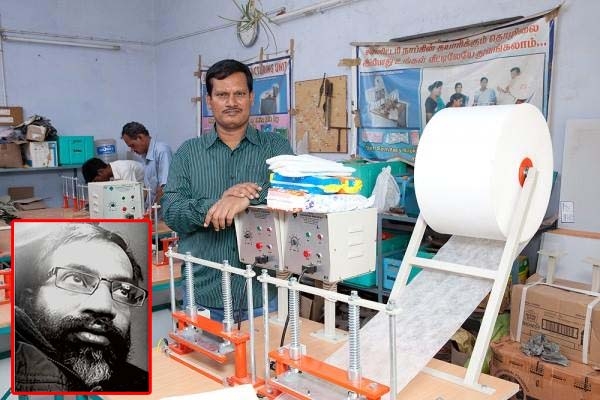 ആർത്തവം വരുമ്പോൾ പഴന്തുണി കെട്ടിയിരുന്ന ഇന്ത്യൻ സ്ത്രീകൾക്ക് നാപ്കിൻ സമ്മാനിച്ച ഈ തമിഴ്‌നാട്ടുകാരനെ എത്ര സ്ത്രീകൾക്ക് അറിയാം? അത്യപൂർവ്വമായ ഒരു ഇന്ത്യൻ വിജയത്തിന്റെ കഥ