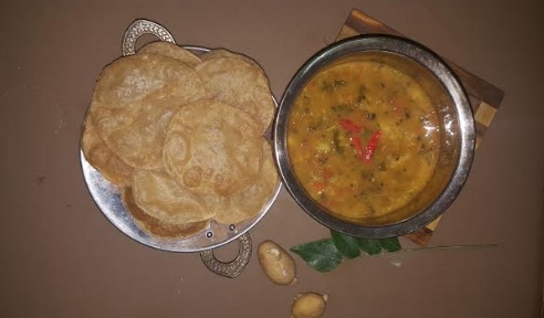 രസവാല മസാല, പൂരി