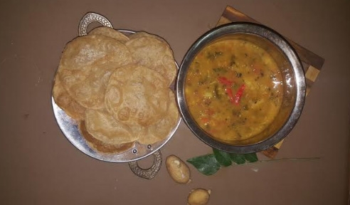 രസവാല മസാല, പൂരി