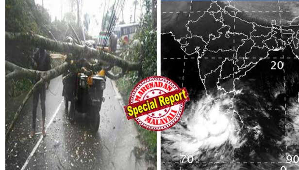 കേരളത്തിലും തമിഴ്നാട്ടിലും കലി തുള്ളി ഓഖി ചുഴലിക്കാറ്റ്; തെക്കൻകേരളത്തിലും കന്യാകുമാരി തീരത്തും കനത്ത മഴ; മഴക്കെടുതിയിൽ കേരളത്തിൽ നാലുമരണം; കന്യാകുമാരിയിലും നാലുപേർ മരിച്ചു; ദുരന്തമേറെയും മരങ്ങൾ കടപുഴകി വീണ്; ഇടുക്കി ജില്ലയിൽ കനത്ത നാശനഷ്ടം; കടലിൽ പോയ മുപ്പതിലേറെ ബോട്ടുകൾ തിരിച്ചെത്താത്തതിൽ ആശങ്ക; പൂന്തുറയിൽ നിന്ന് പോയ 13 മൽസ്യത്തൊഴിലാളികൾ തിരിച്ചെത്തി; നാവികസേന തിരച്ചിൽ തുടരുന്നു; തെക്കൻ ജില്ലകളിൽ കനത്ത ജാഗ്രത