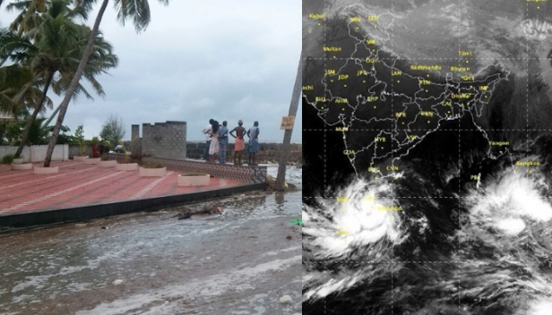 ചെല്ലാനത്തെ കടൽക്ഷോഭത്തിൽ പെട്ട വയോധികനെ ചുമലിലേറ്റി രക്ഷപെടുത്തി പൊലീസുകാരൻ; വീഡിയോ കാണാം..