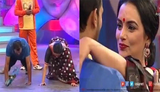 കേരളാ സ്ട്രൈക്കേഴ്സ് താരത്തിനൊപ്പം ഡാൻസ് ചെയ്തു; തടി കുറയ്ക്കാൻ പുഷ്അപ്പ് ചെയ്ത് കസർത്തും; ഏഷ്യാനെറ്റിന്റെ കോമഡി സ്റ്റാർസിൽ ശ്വേതാ മോനോൻ താരമായത് ഇങ്ങനെ